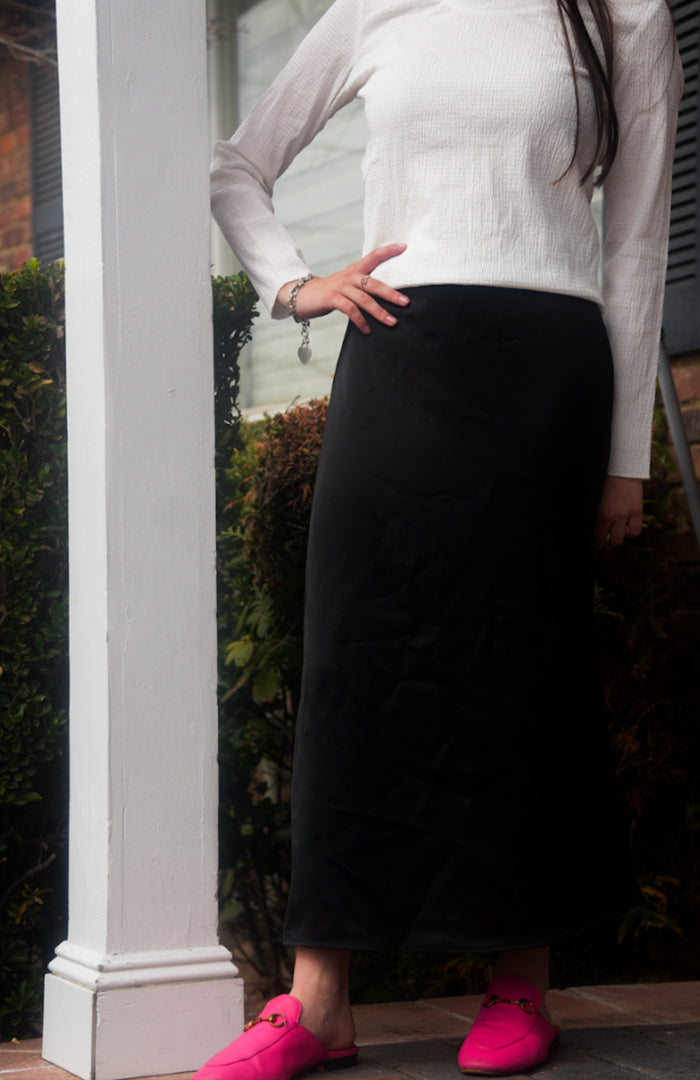 Midi Slip Skirt